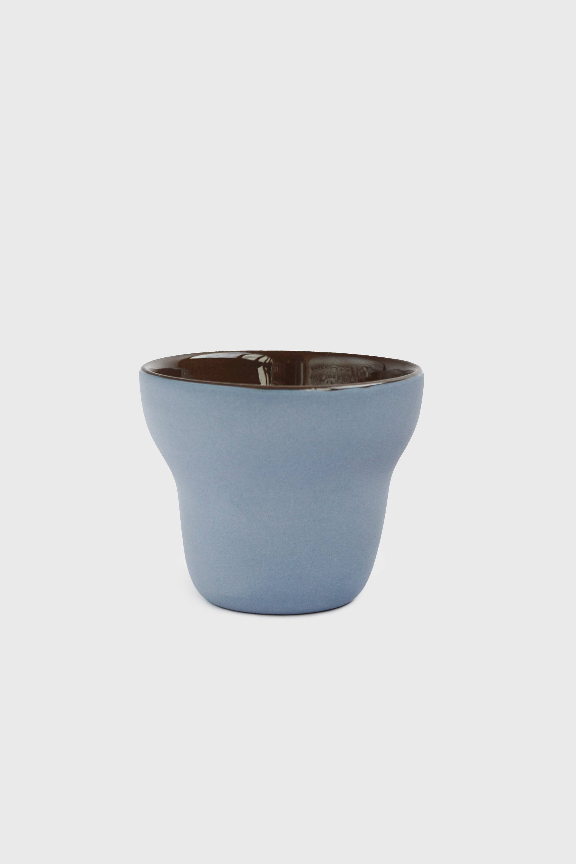 Handmade Porcelain Coffee Cup - Forget-me-Not small