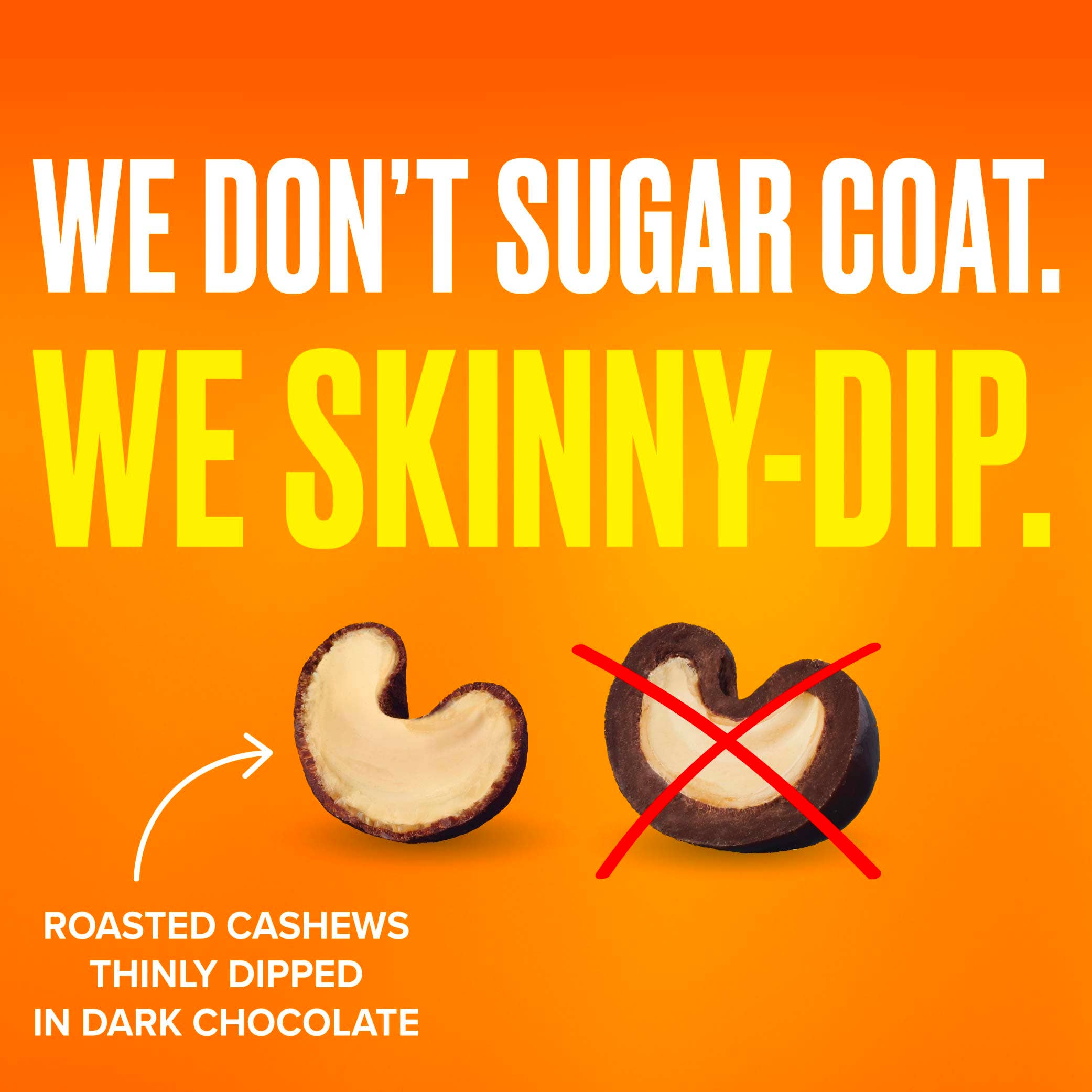 Dark Chocolate Salted Caramel Cashews Pouch, 3.5oz