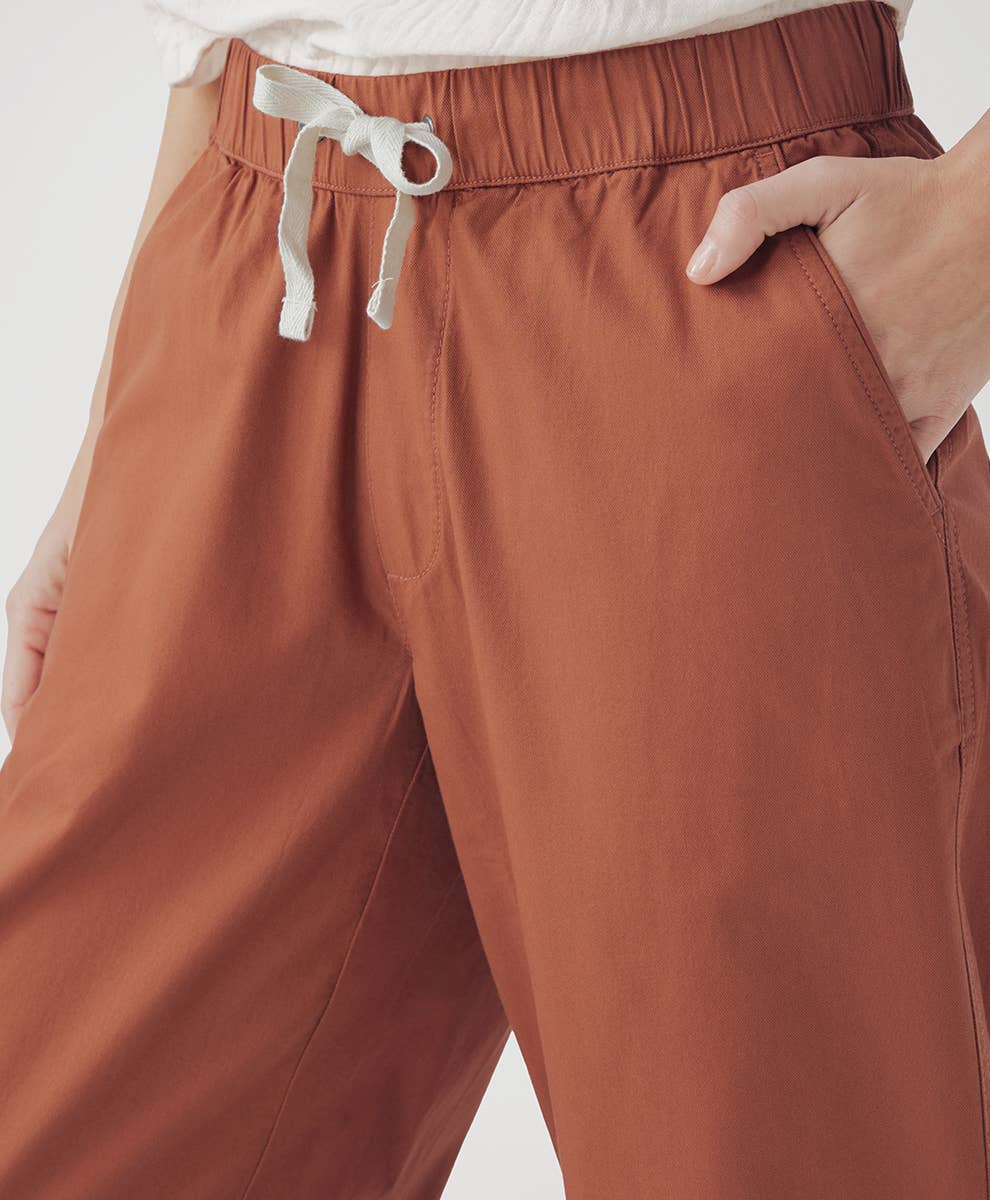 Women's Daily Twill Crop Pant