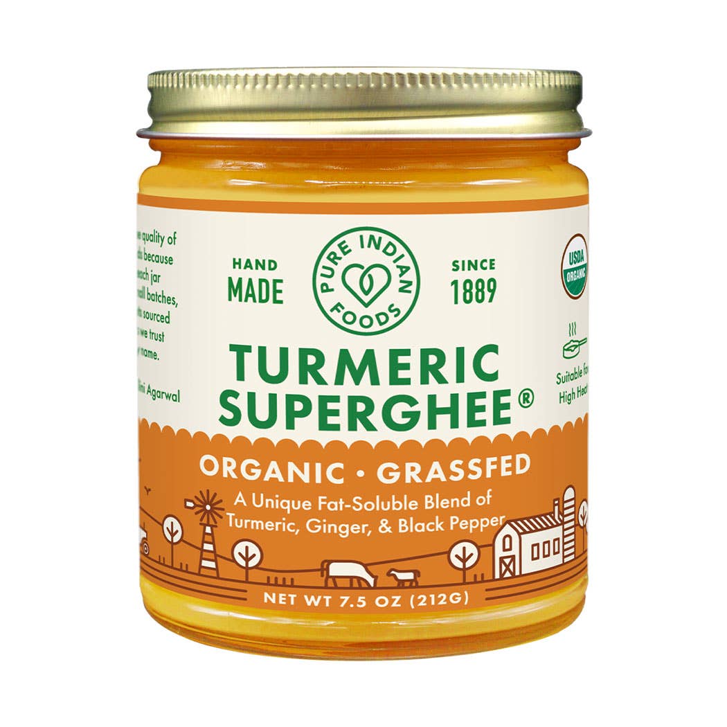 Turmeric Superghee, Grassfed and Certified Organic