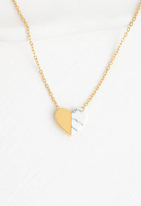 Alexis Gold Heart Necklace