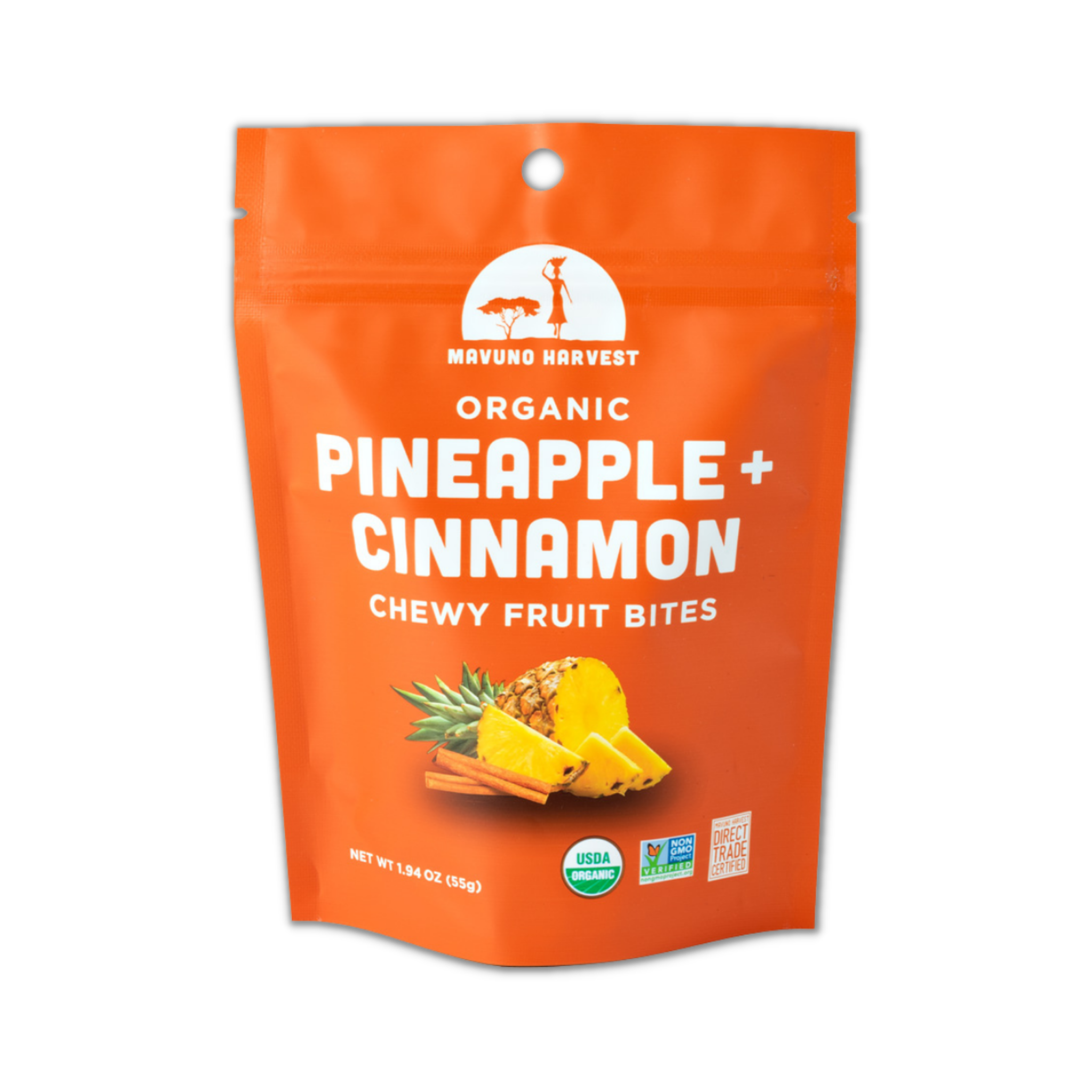 Organic Pineapple + Cinnamon Fruit Bites