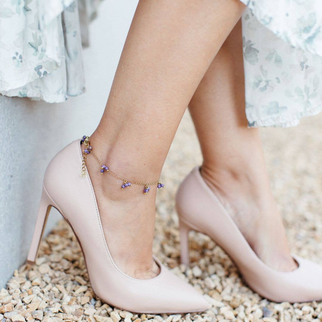 Luni Tassel Anklet