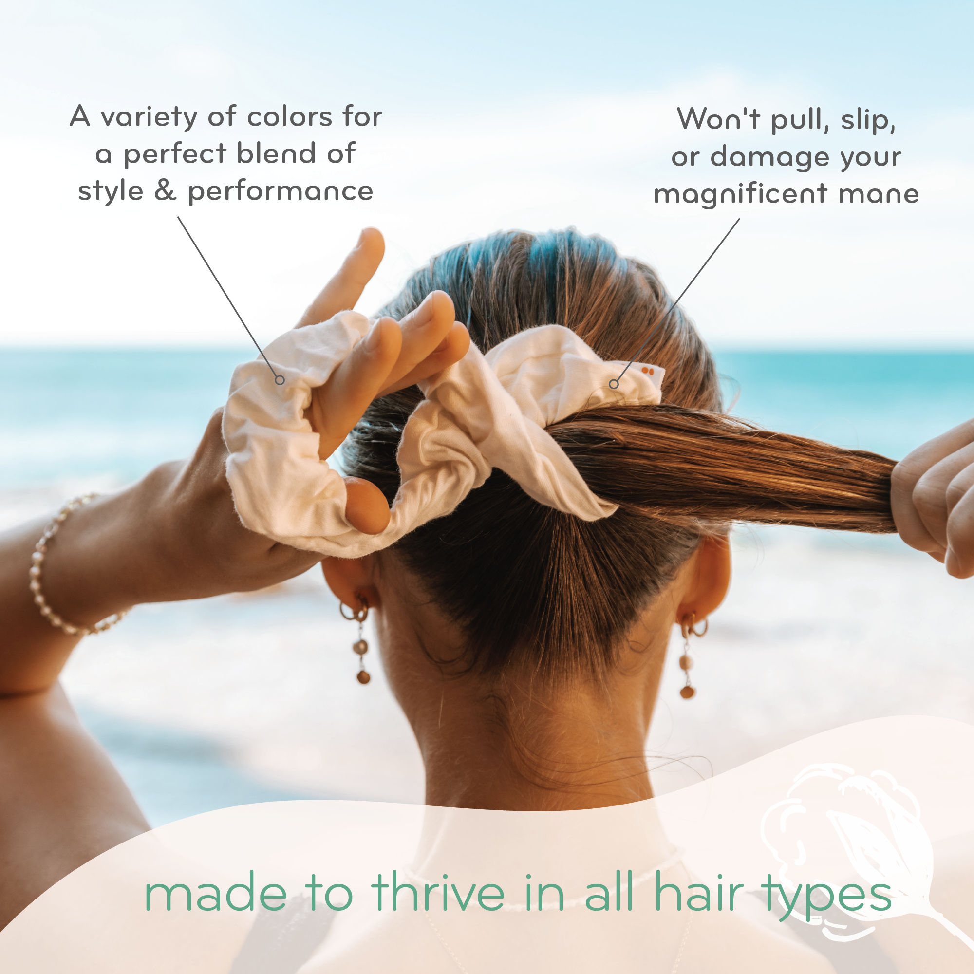 Plastic-free Scrunchies