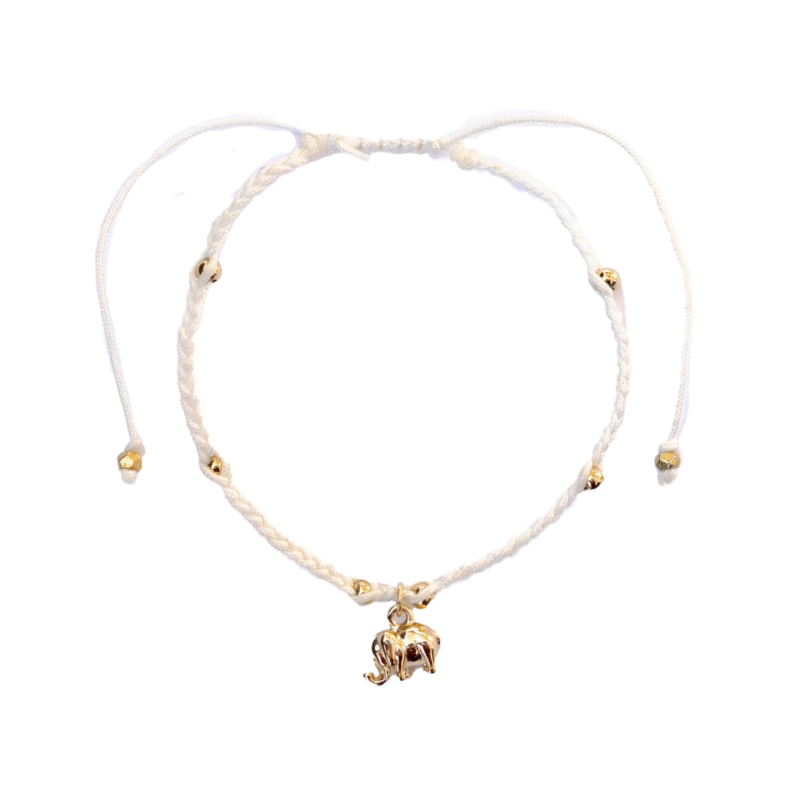 Wise Guy Braided Charm Bracelet