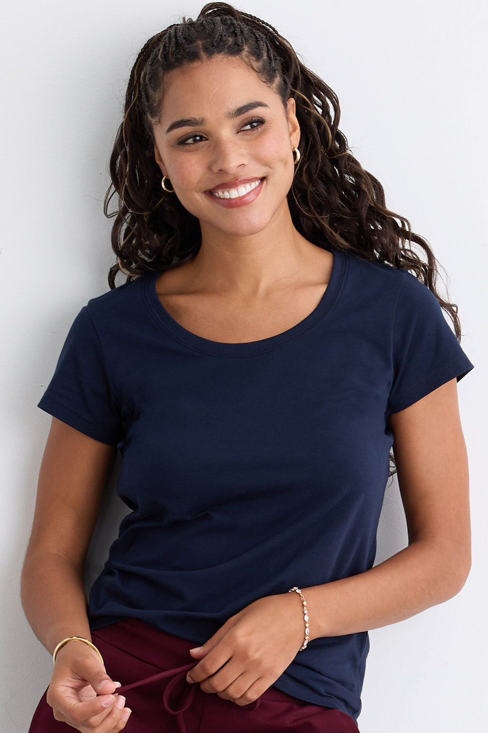 Women's Organic Scoop Neck Tee