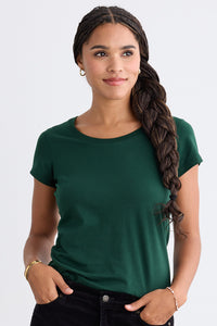 Women's Organic Scoop Neck Tee