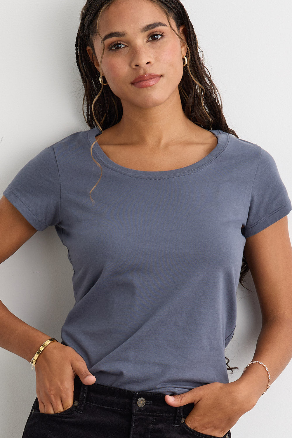 Women's Organic Scoop Neck Tee