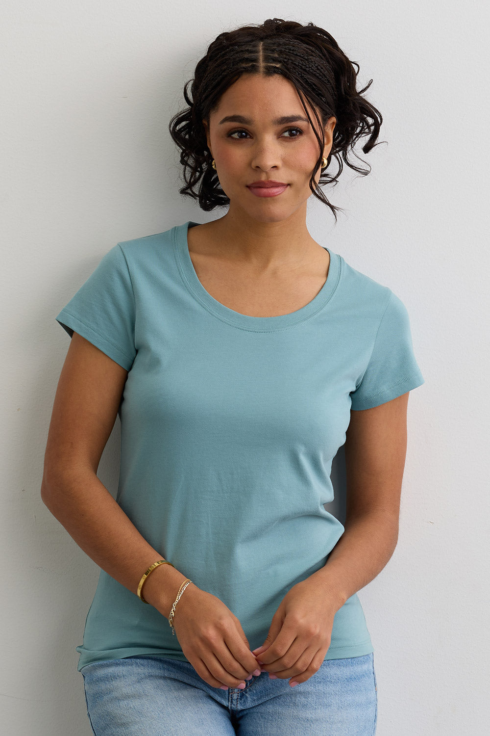 Women's Organic Scoop Neck Tee