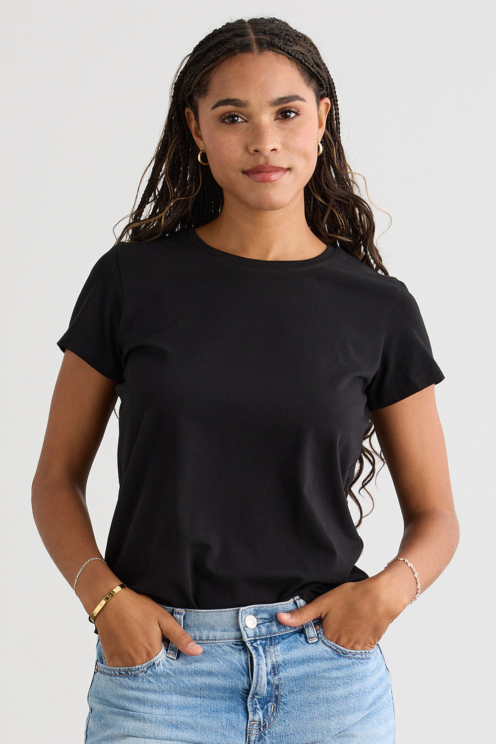Women's Organic Cotton Relaxed Crew Neck T-shirt