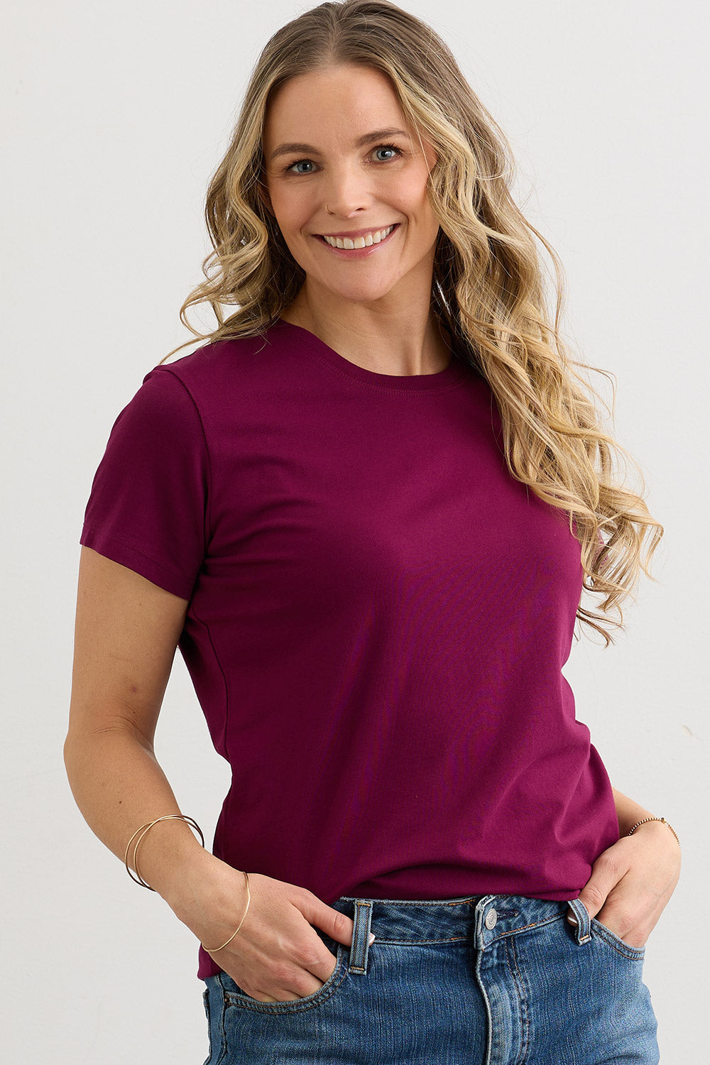 Women's Organic Cotton Relaxed Crew Neck T-shirt