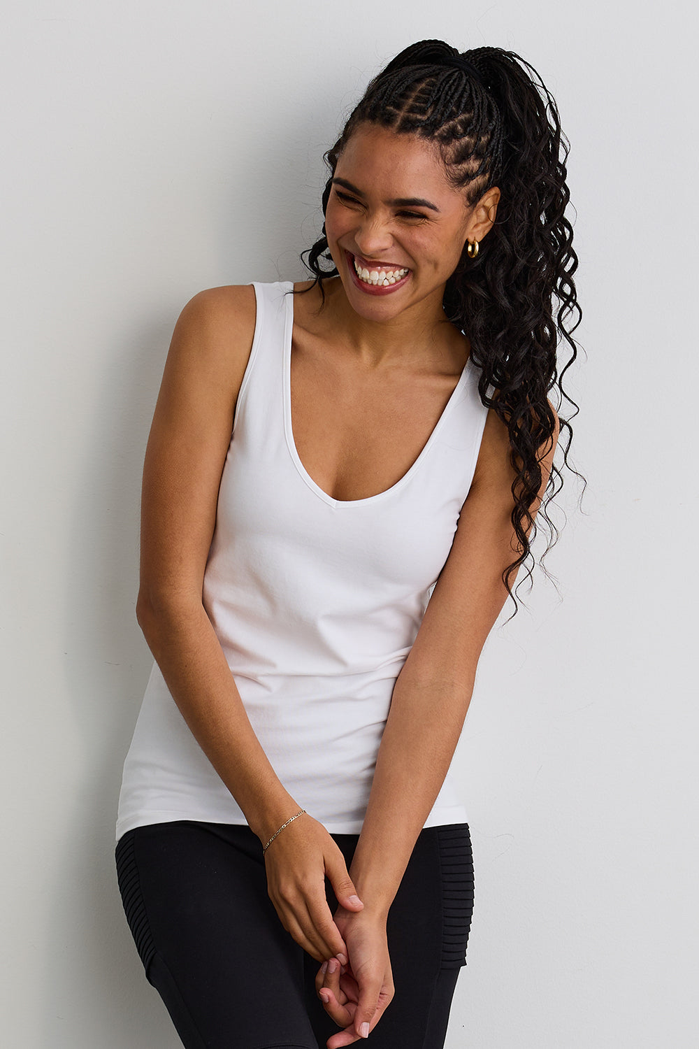 Women's Organic Cotton Reversible 2 in 1 Tank Top