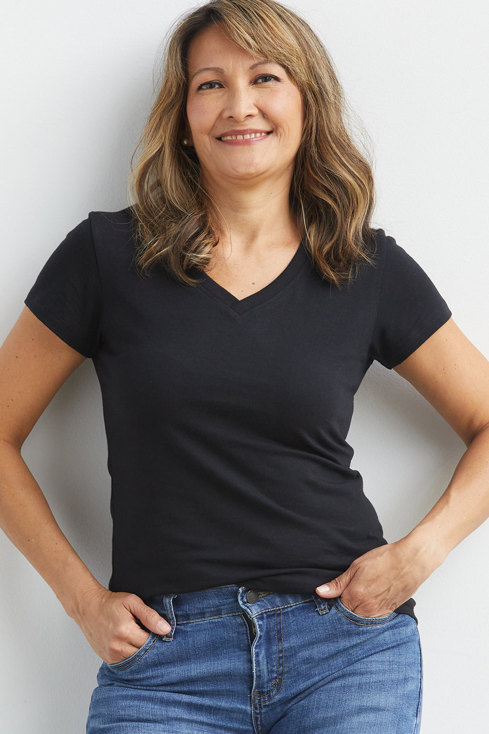 Women's Organic Cotton V-Neck T-shirt