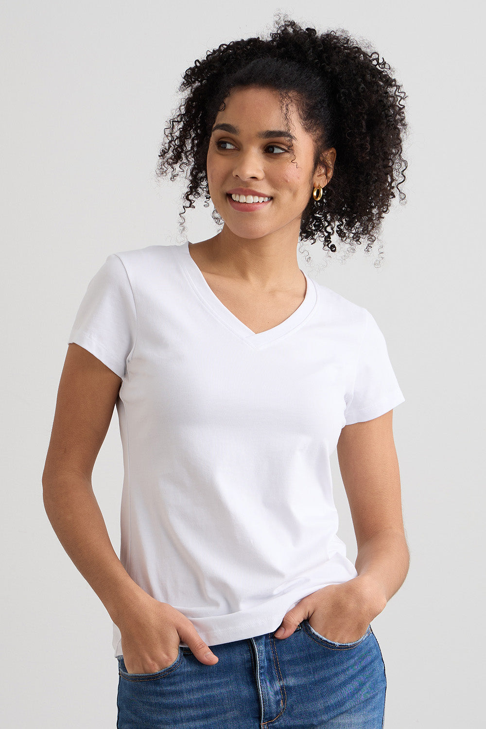 Women's Organic Cotton V-Neck T-shirt