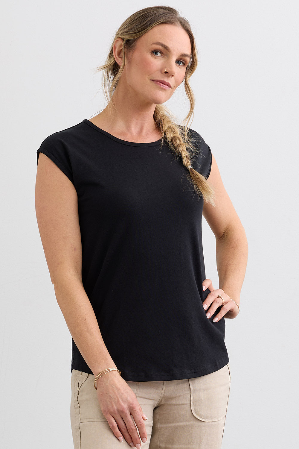 Women's Organic Cap Sleeve Easy Tee