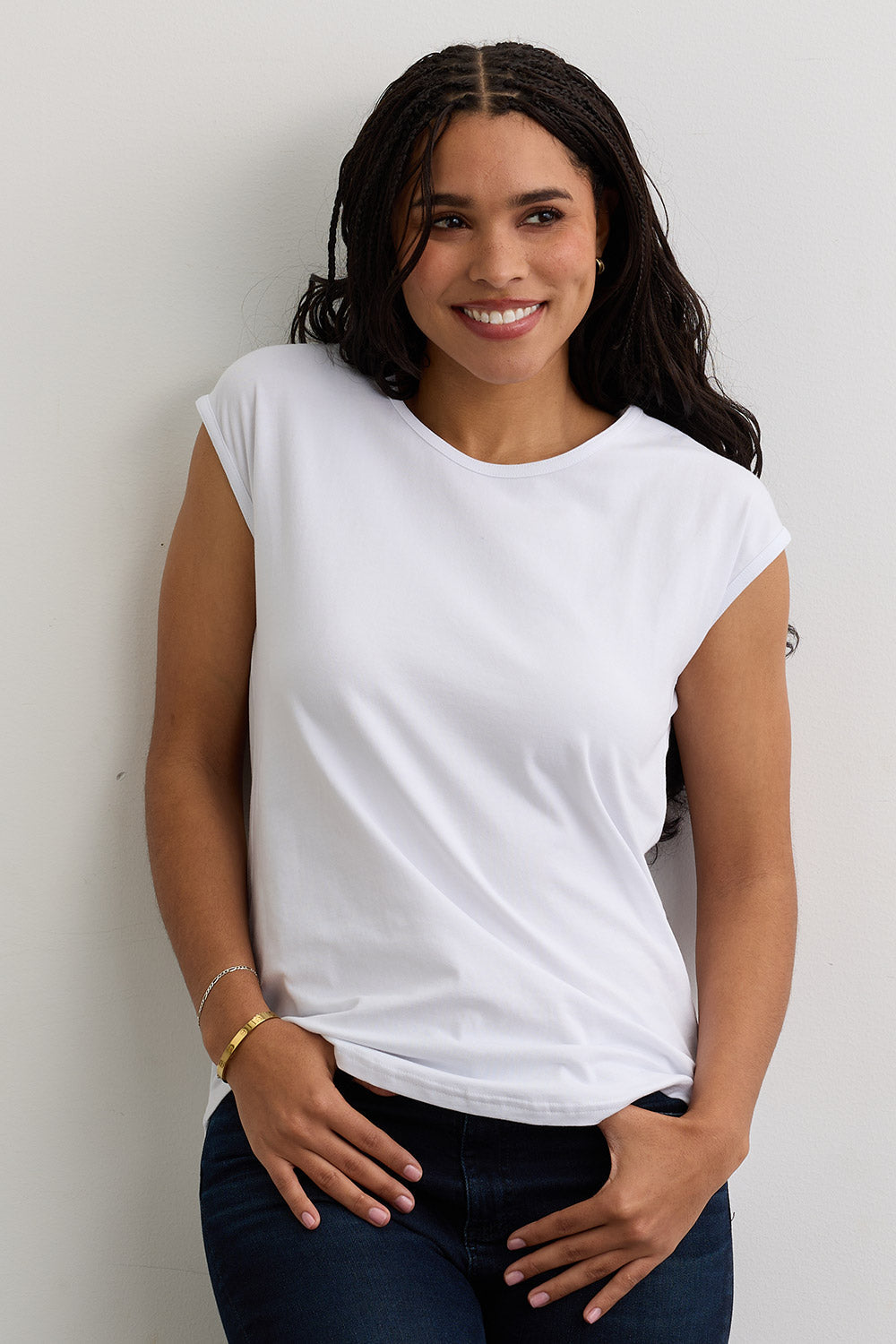 Women's Organic Cap Sleeve Easy Tee