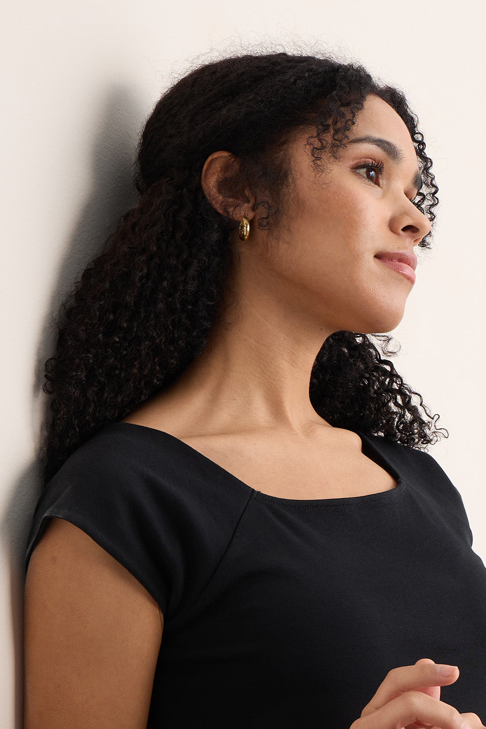 Women's Organic Ballet Neck Dress