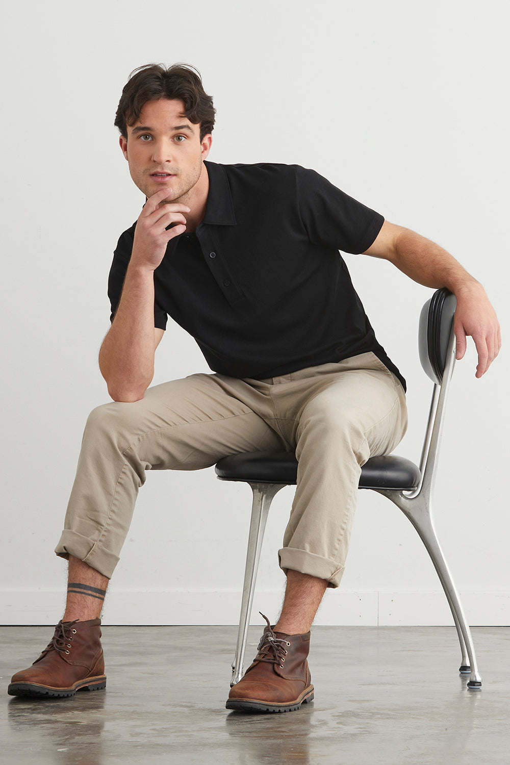 Men's 100% Organic Cotton Polo Shirt