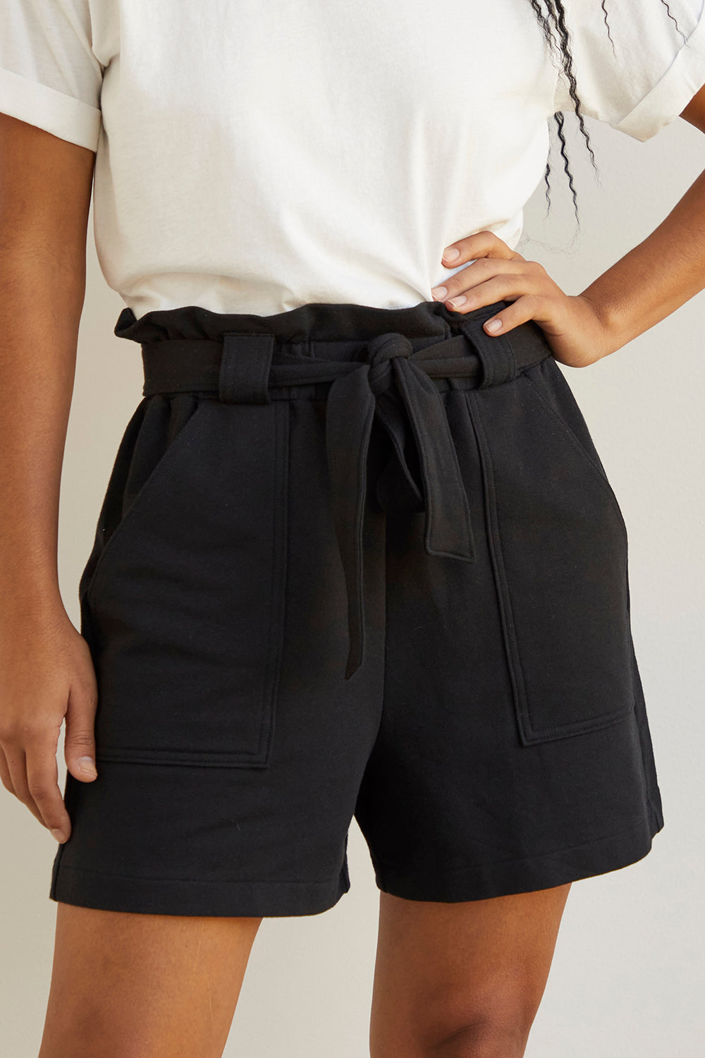 Women's Organic French Terry High Waist Shorts