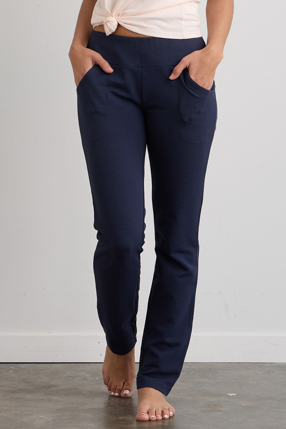 Women's Organic Knit Pants with Pockets