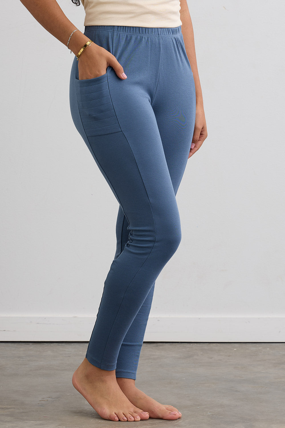 Women's Organic 100% Cotton Leggings with Pockets