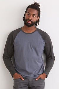 Men's Organic Cotton Raglan Long Sleeve T-Shirt