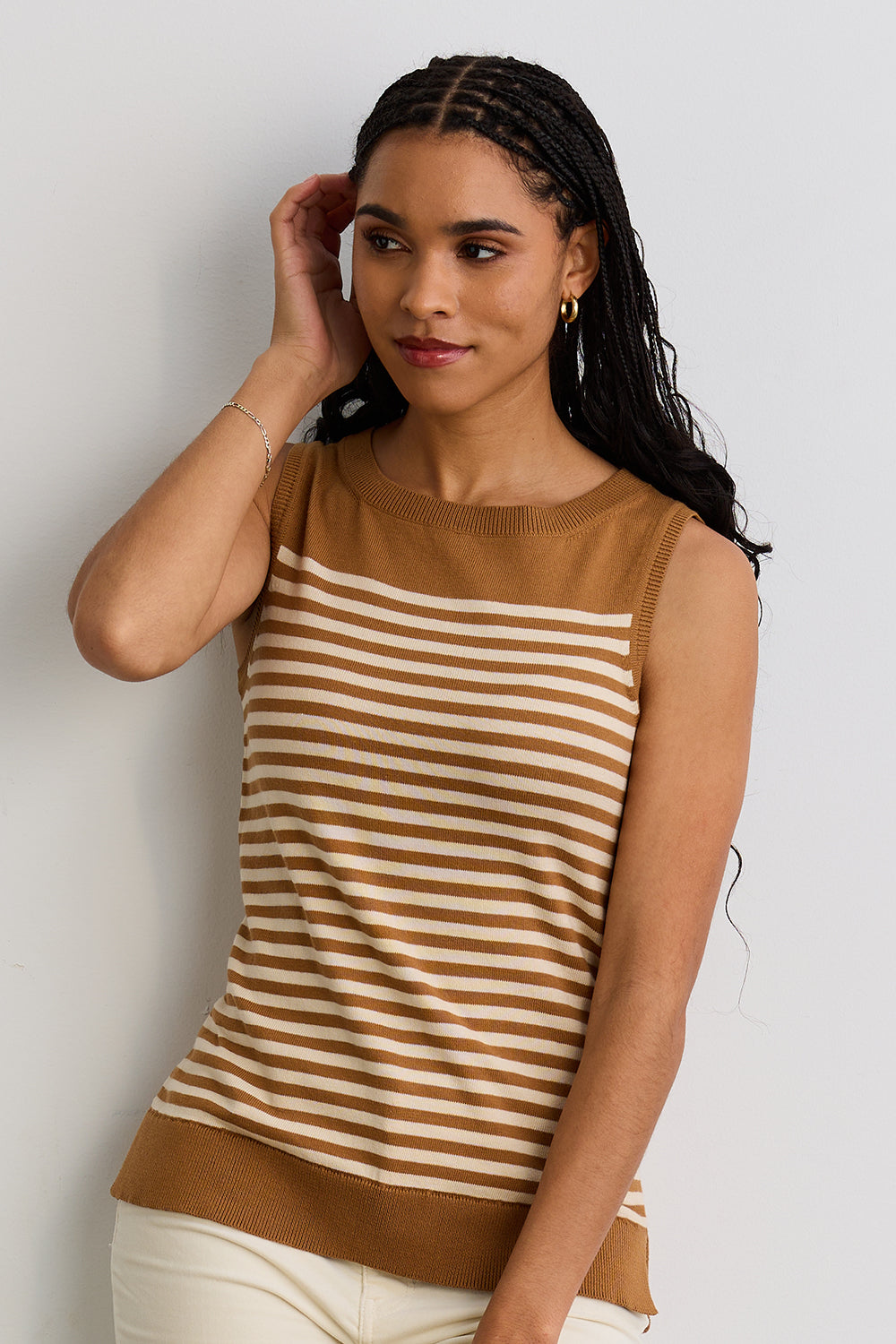 Women's Organic Cotton Sleeveless Sweater Shell
