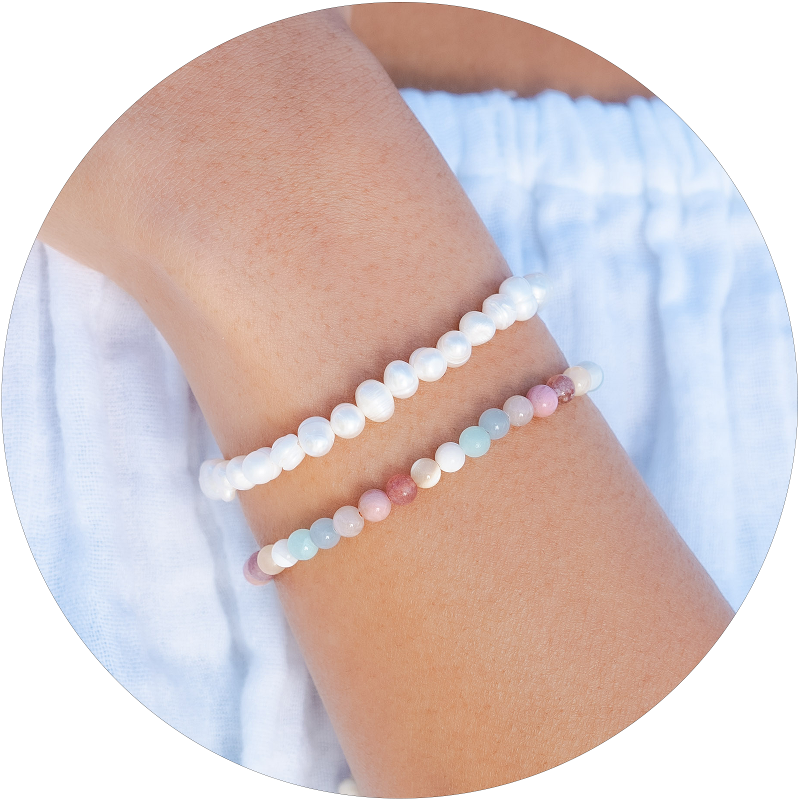 Compassion + Self Love Bracelet Stack