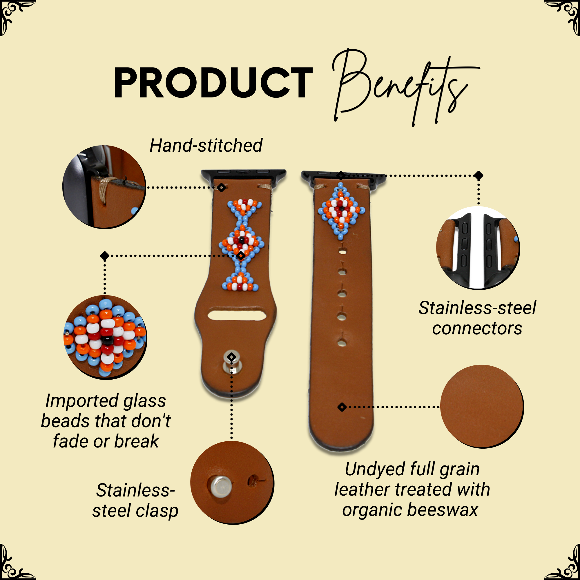 Blue Vogue Apple Watch Band