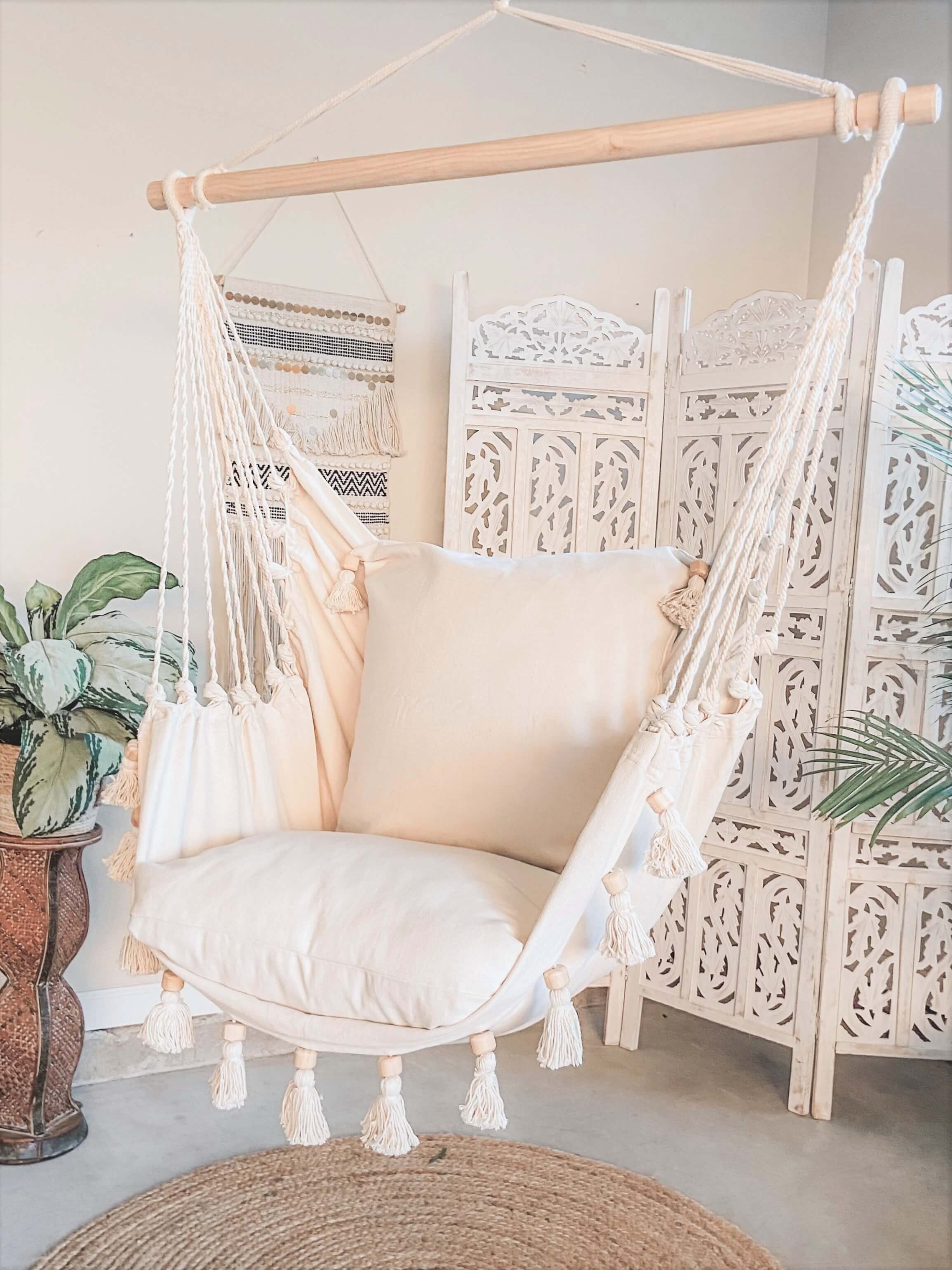 Boho Hammock Chair With Tassels | LOLITA