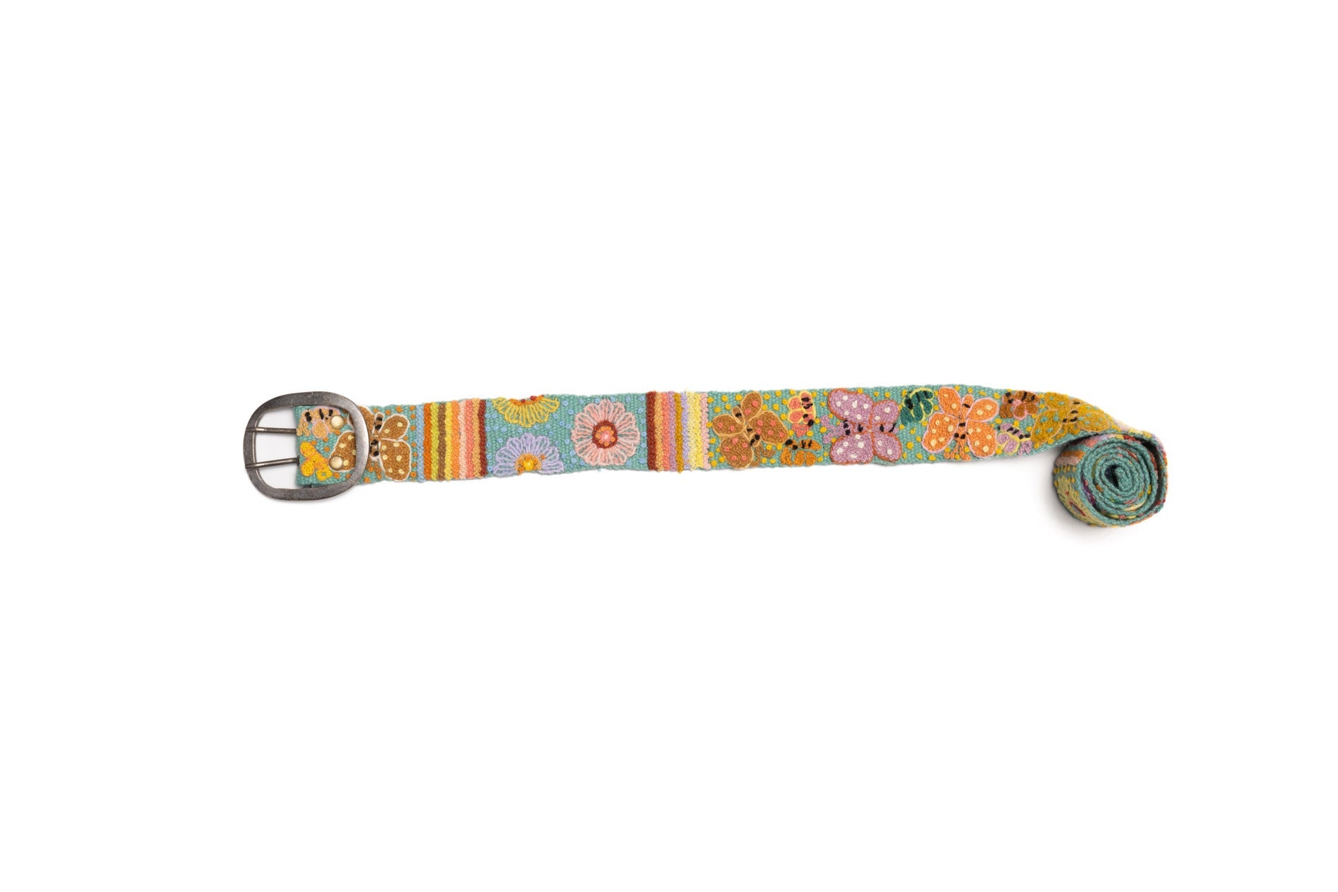 Butterfly Embroidered Belt