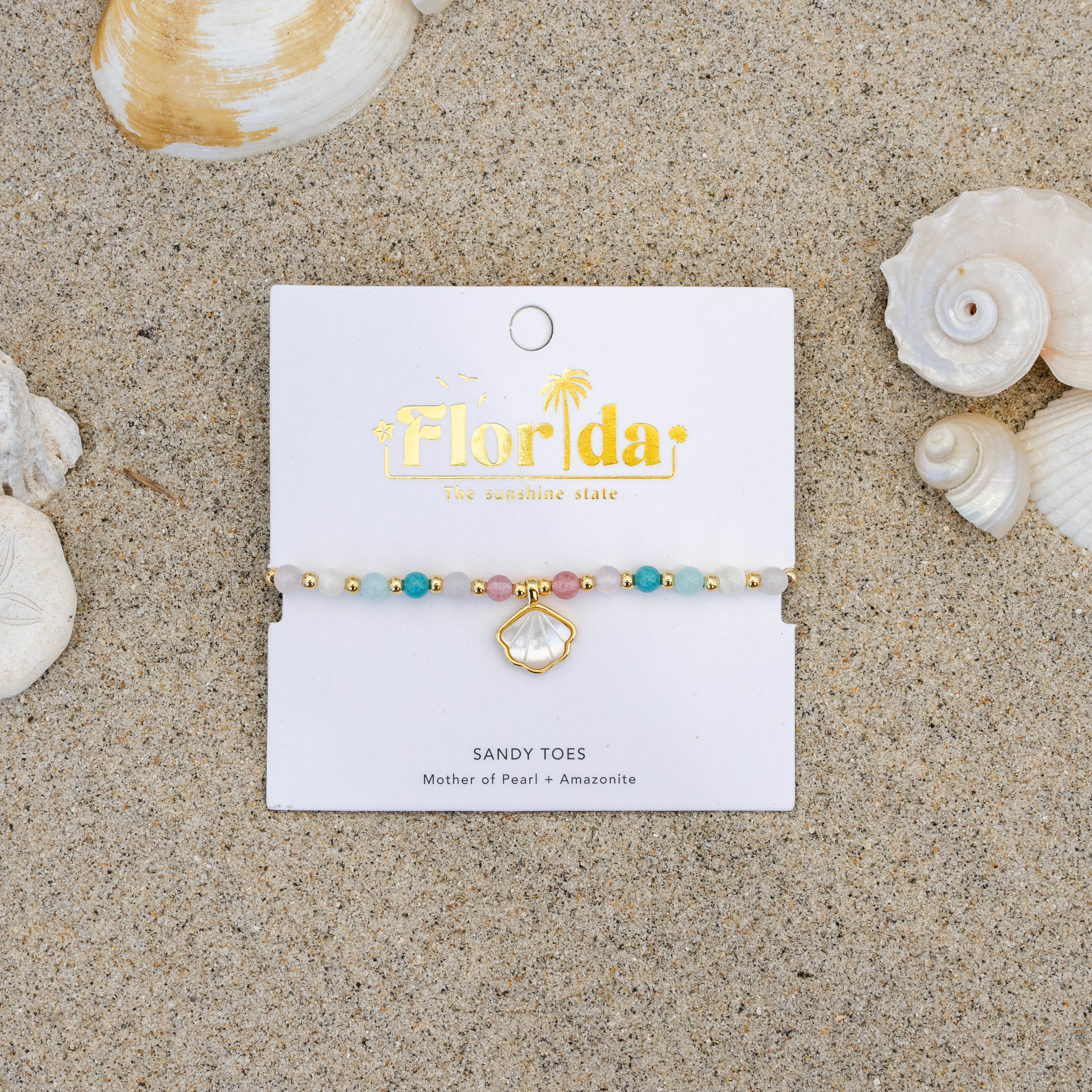 Florida Sandy Toes Bracelet