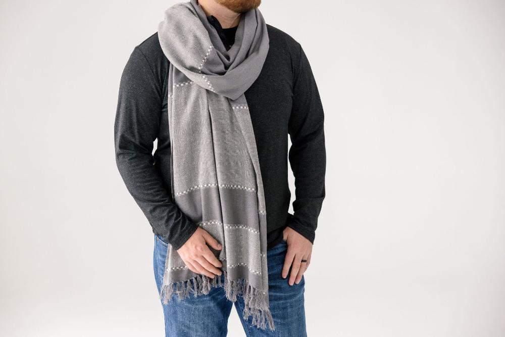 Fasil Handwoven Ethiopian Cotton Shawl