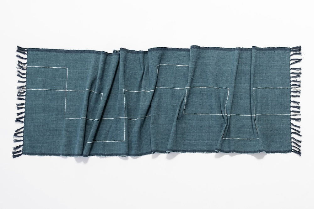 Rift Valley Handwoven Ethiopian Cotton Table Runner