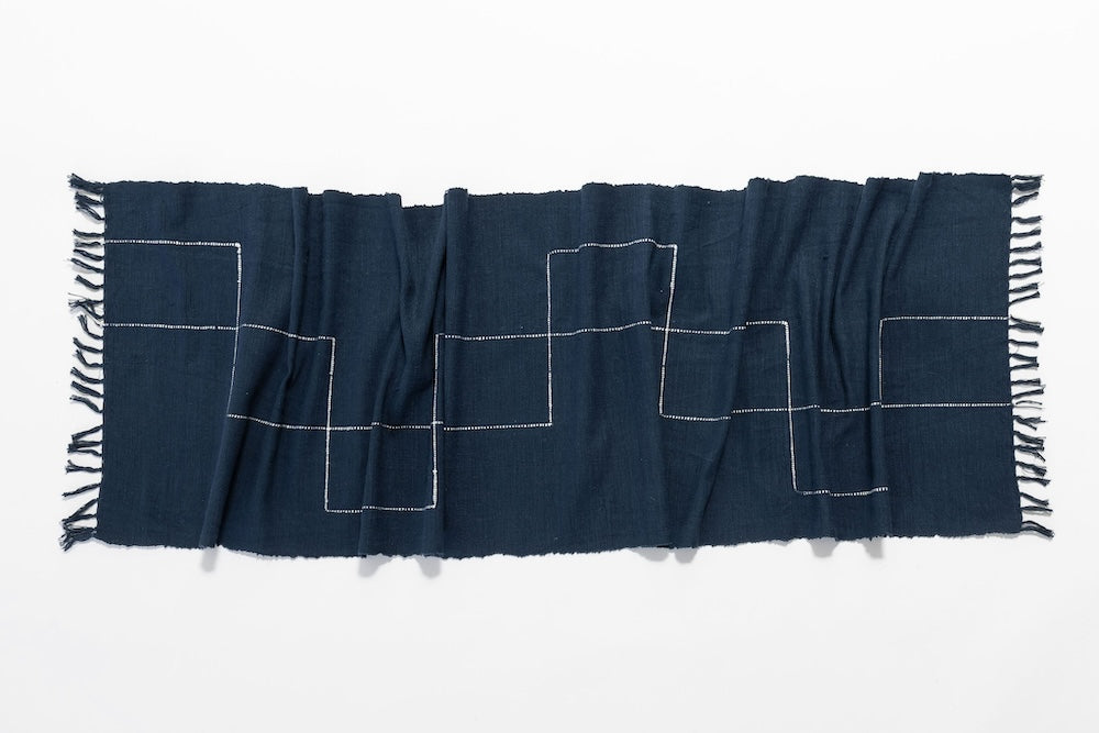 Rift Valley Handwoven Ethiopian Cotton Table Runner