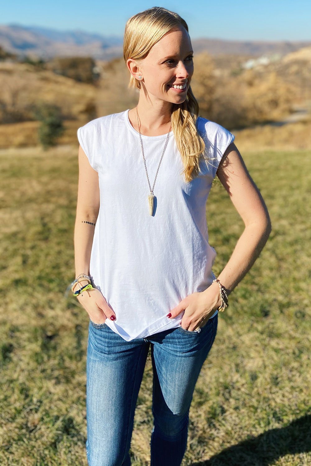 Women's Organic Cap Sleeve Easy Tee