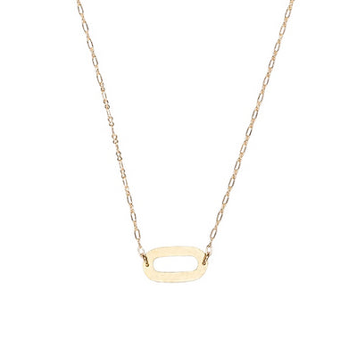 Hammered Circle Necklace