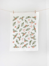 Holly Tea Towel
