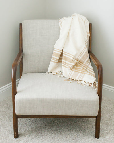 Cabin Hatch Cotton Throw Blanket