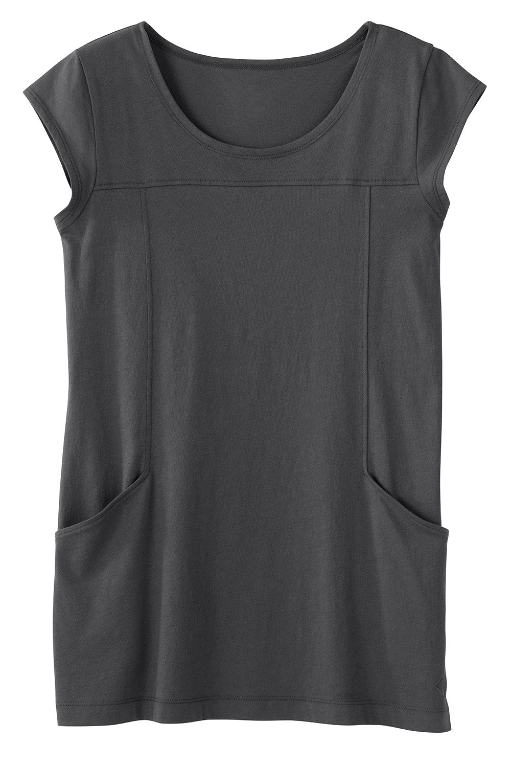 Women's Organic Cotton Cap Sleeve Tunic with Pockets