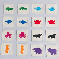 Water Animals Memory Game