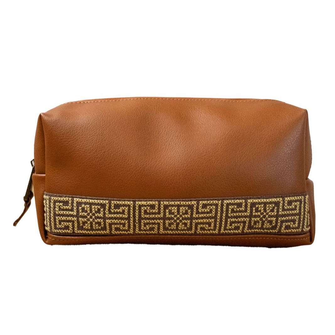 Dunia Tatreez Toiletry Kit - Brown