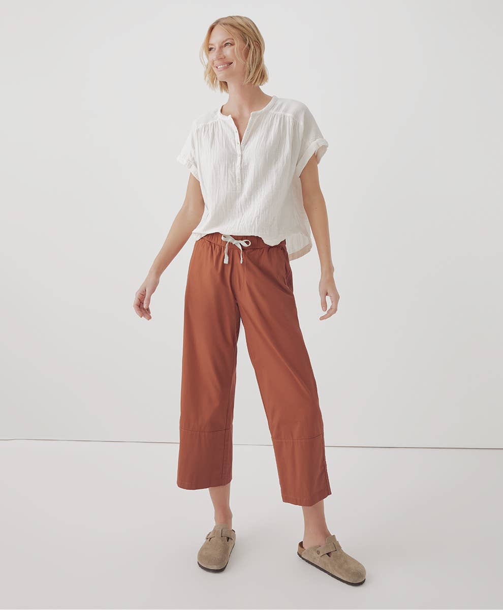 Women's Daily Twill Crop Pant