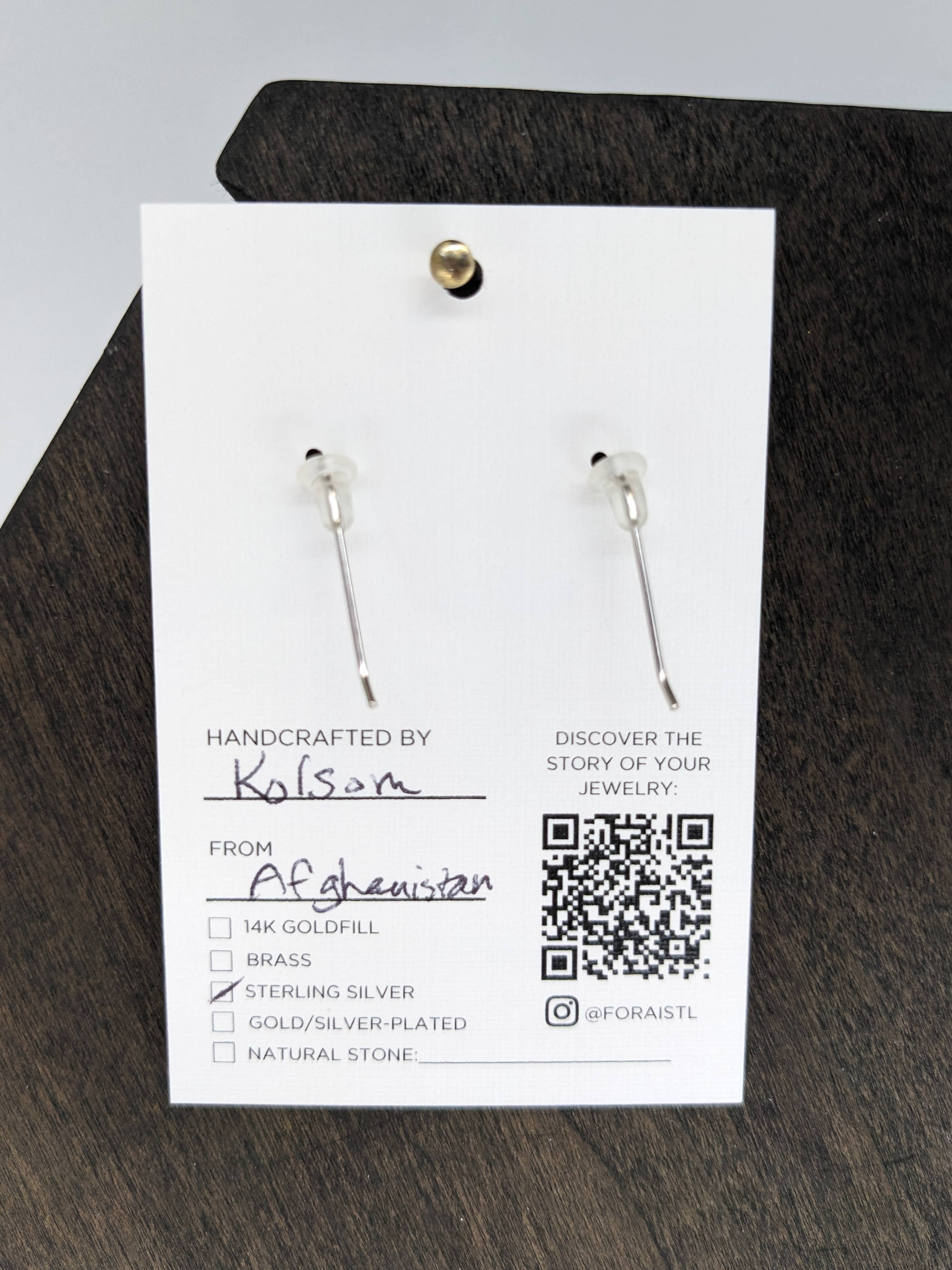 Zomi Circles of Unity Earrings in Sterling Silver