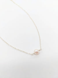 Leeda Pearl Necklace in Sterling Silver