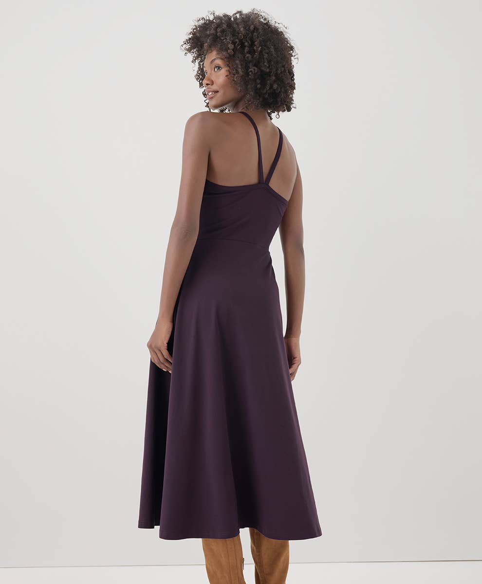 Women's Fit & Flare Midi Dress