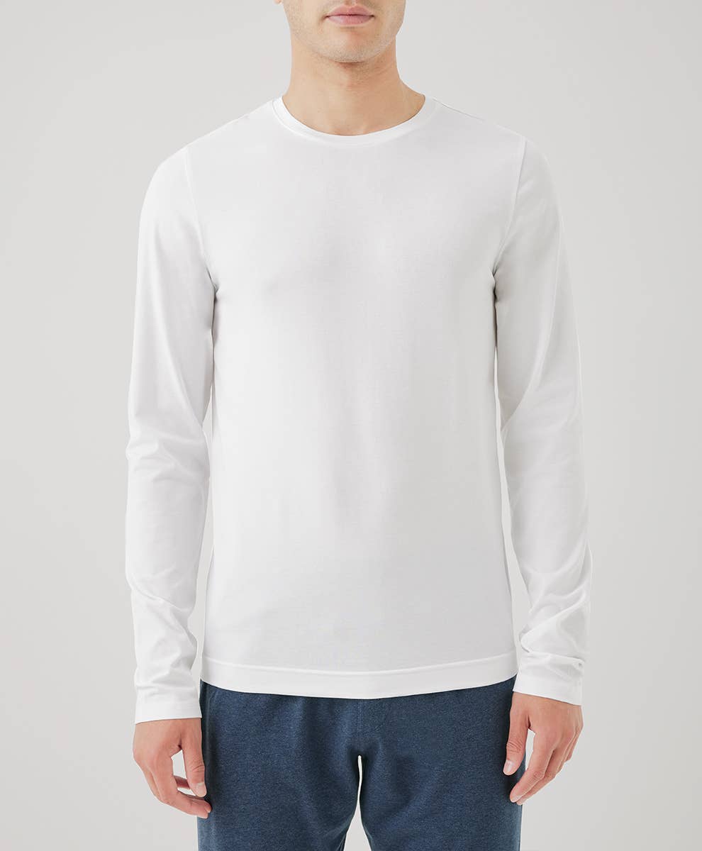 Men's Cool Stretch Long Sleeve Crew Undershirt