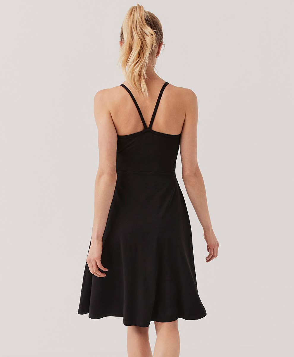 Women's Fit & Flare Shorty Midi Dress