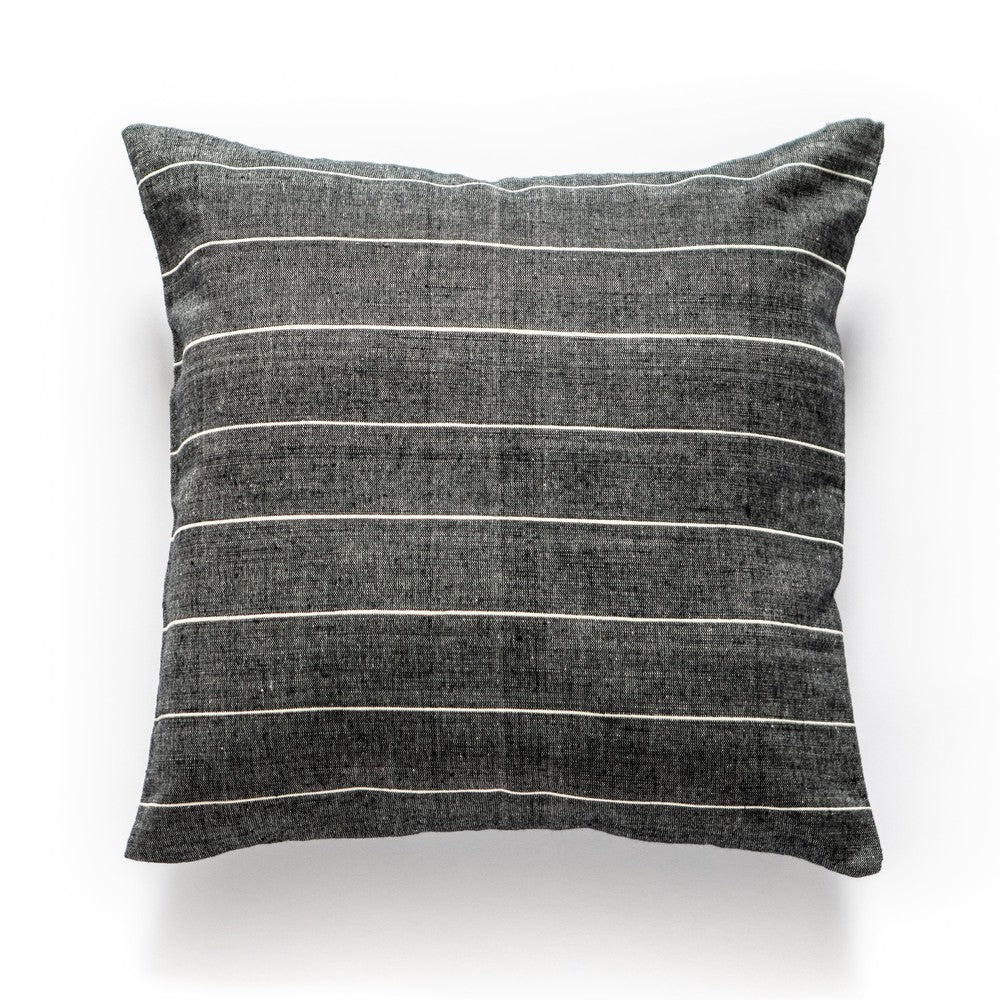 Adama Handwoven Ethiopian Cotton Throw Pillow