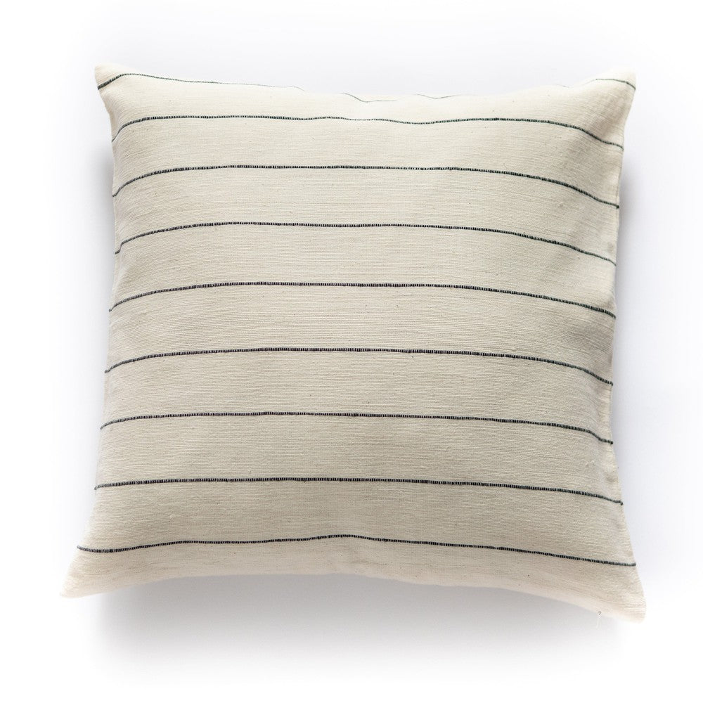 Adama Handwoven Ethiopian Cotton Throw Pillow